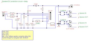 speakers prot dc 12v mine